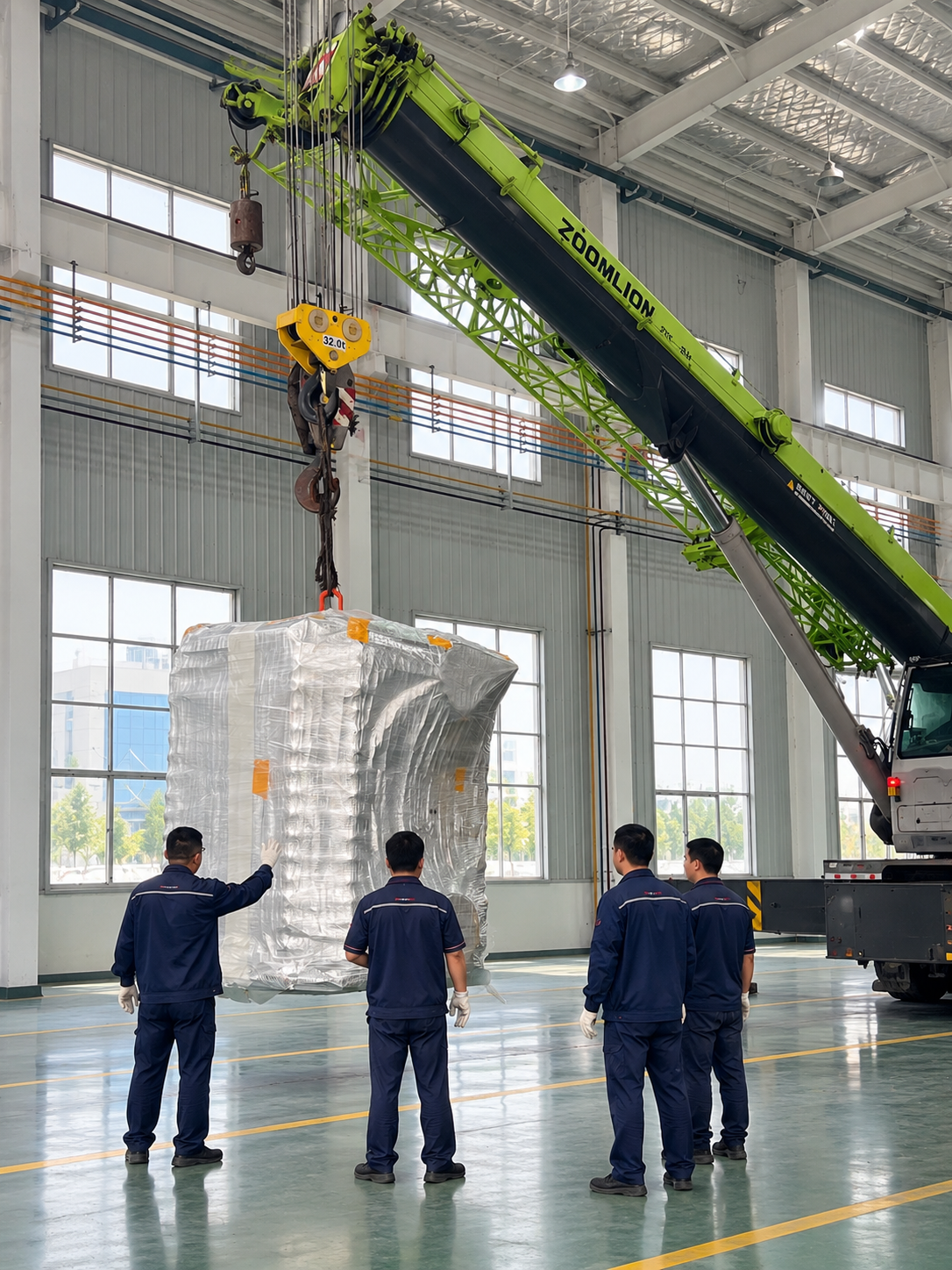 Heavy lift for a CP120 replacement project